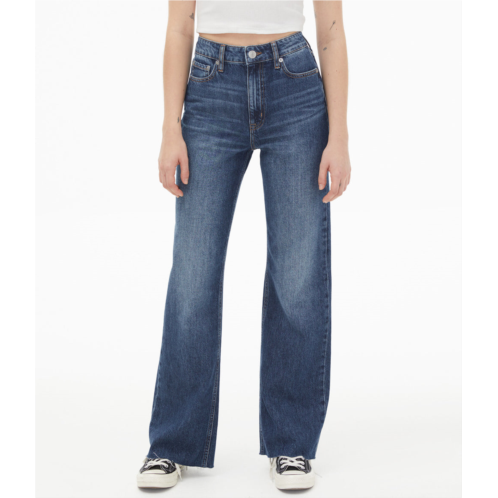 Aeropostale womens 90s super high-rise wide leg jean***