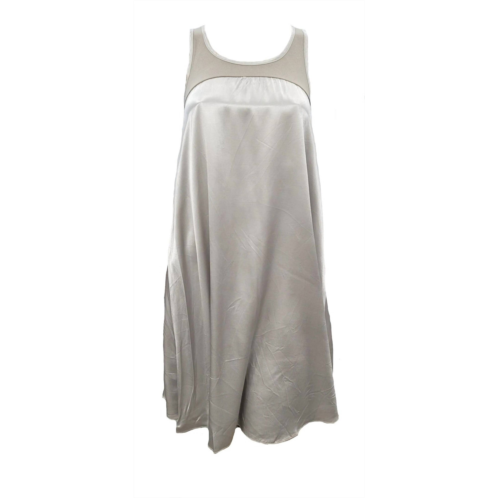 PJ Harlow lindsay satin and rib nightgown in clay