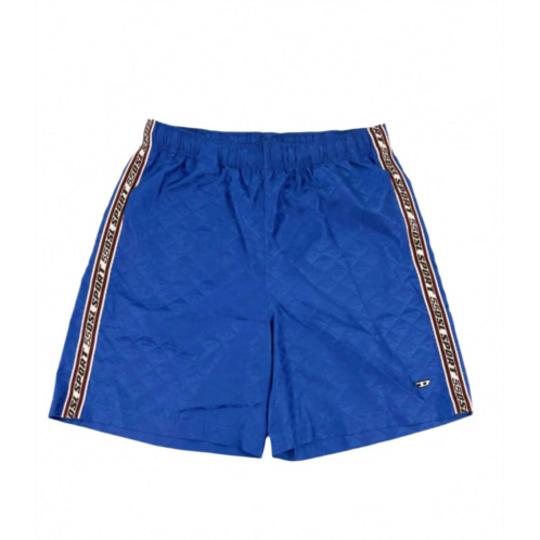 DIESEL mens sport stouk stadium shorts in blue