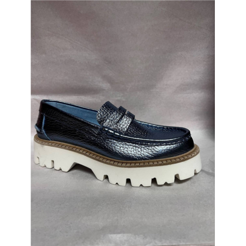 Pedro garcia azure cervo lame in blue