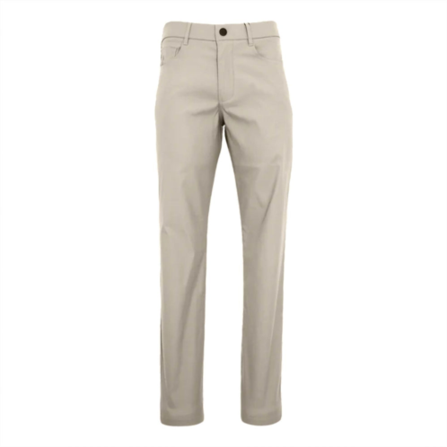 Greyson Clothiers mens wainscott five pocket trouser in oat