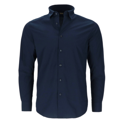 Cavalli Class mens navy dress shirt