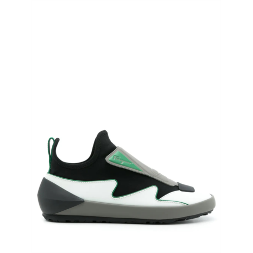 Salvatore Ferragamo ferragamo colourblock slip-on sneakers