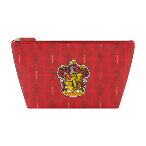 Harry potter gryffindor plaid trapezoid cosmetic travel bag