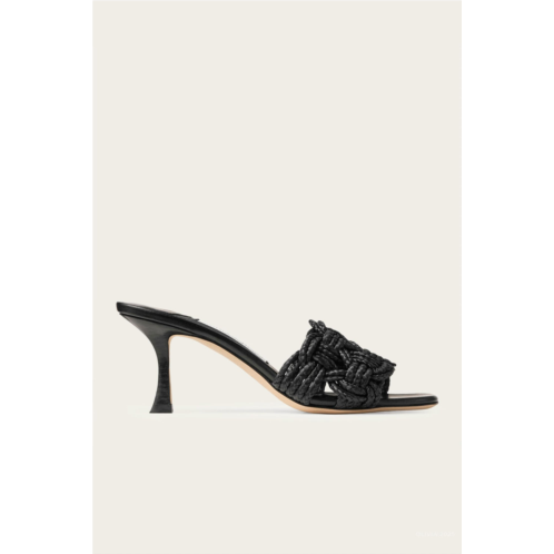 JIMMY CHOO womens chara 70 nappa leather sandals in black