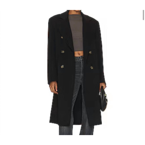 GRLFRND the big winter coat in black