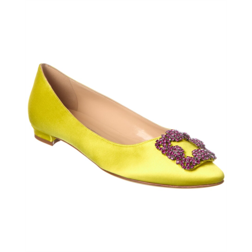 Manolo Blahnik hangisi satin flat