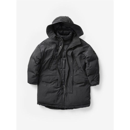 Holden m long down puffer - black