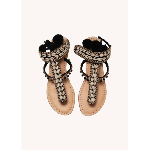 Silvia Tcherassi vechiano flat sandals in white