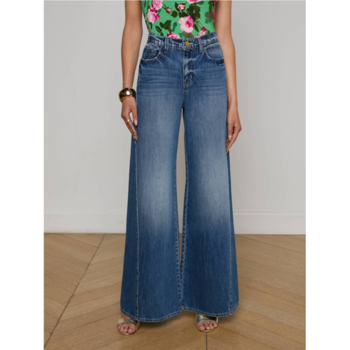 beau wide leg jeans in ortega