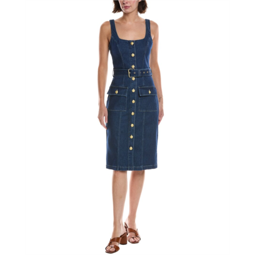 L idy denim tank dress