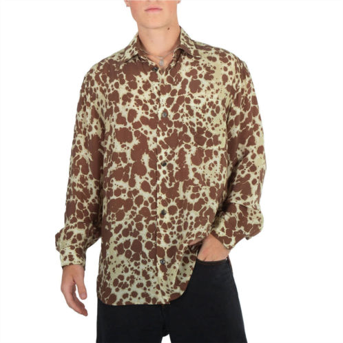 Nanushka sebas sale tie-dyed cupro shirt