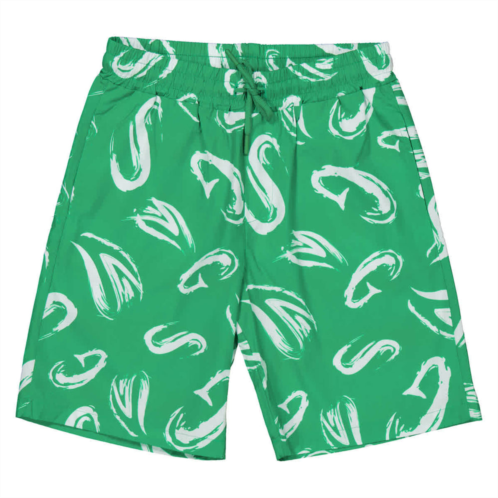 MSGM kids grafitti print bermuda shorts