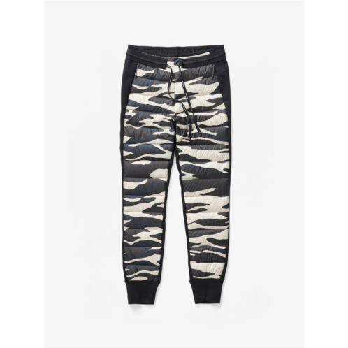 Holden w hybrid down jogger - zebra