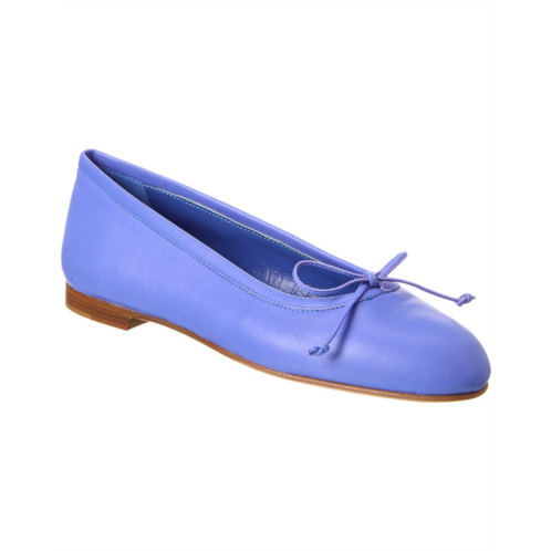 Manolo Blahnik veralii leather flat