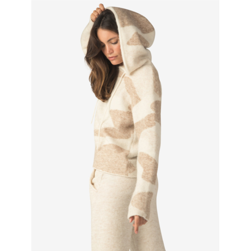 Holden w chalet hoodie - cream camo