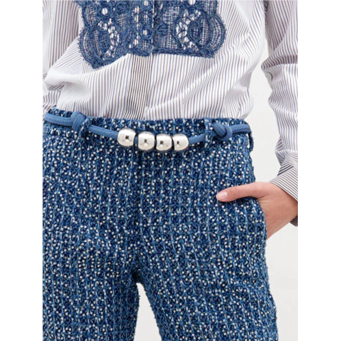 Silvia Tcherassi womens sam belt in indigo