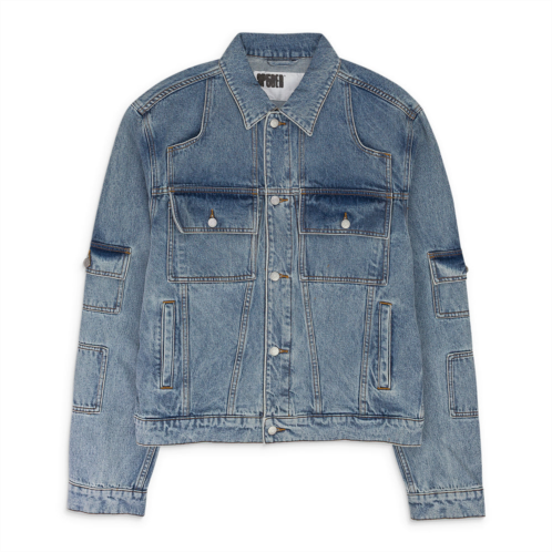 SP5DER blue denim v3 field jacket