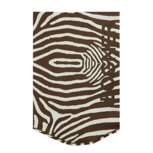 BOGNER loop tubular scarf in zebra print