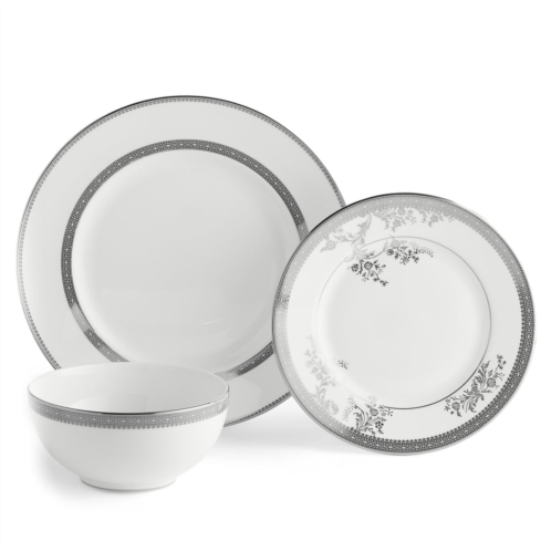Wedgwood vera wang lace dinnerware set 12 piece set
