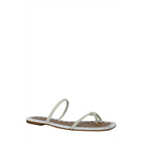 BCBGMaxazria bali magnolia leather flat sandal