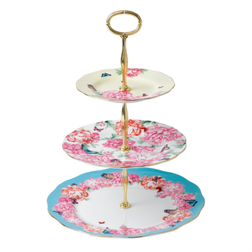 Royal Albert miranda kerr friendship 3 tier cake stand devotion gratitude & joy