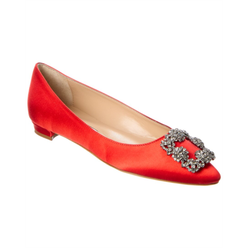 Manolo Blahnik hangisi satin flat