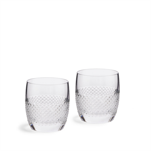 Wedgwood vera wang diamond mosaic tumbler 3.7in h set of 2