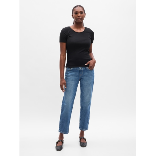 Gap Maternity True Waistband Full Panel Girlfriend Jeans