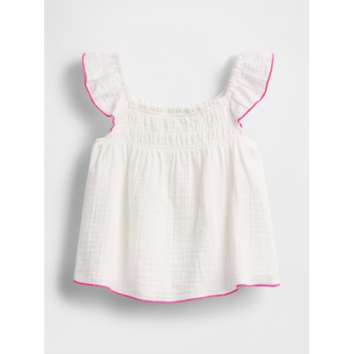 Gap Baby & Toddler Crinkle Gauze Top