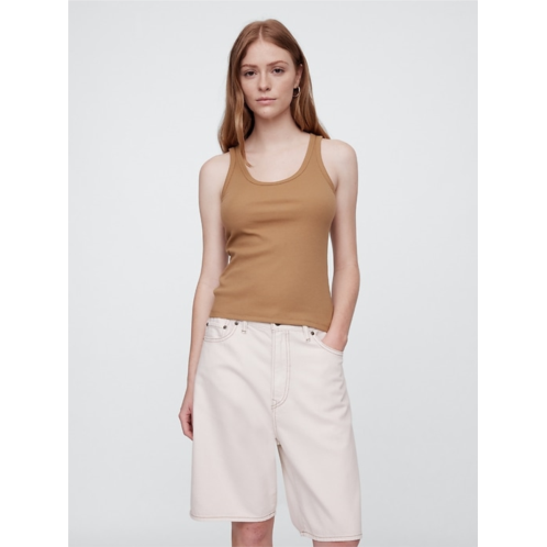 Gap Ribbed Scoopneck Tank Top