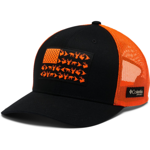 Columbia Sportswear Mens PHG Game Flag Mesh Snapback Cap Black