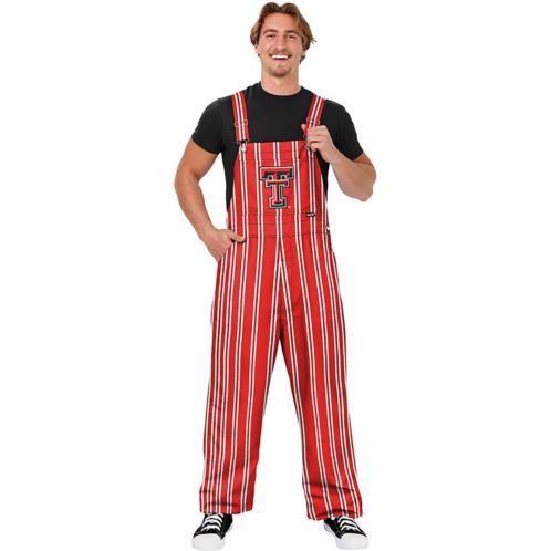 FOCO Mens Texas Tech Sideline Spirit Stripe Overalls