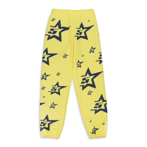 SP5DER 5tar aop yellow sweatpants
