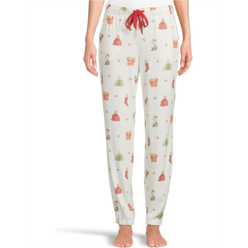 P.J. Salvage Womens PJ Salvage Feline Festive Banded Pj Pants