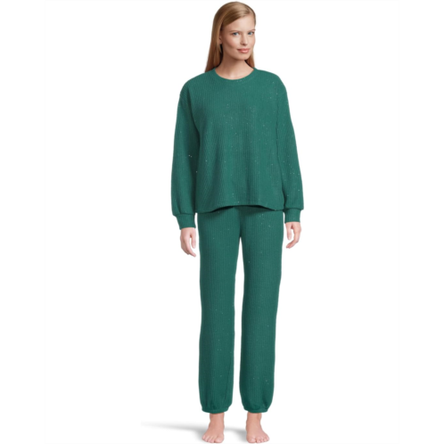 P.J. Salvage Womens PJ Salvage Fireside Sparkle Pj Set