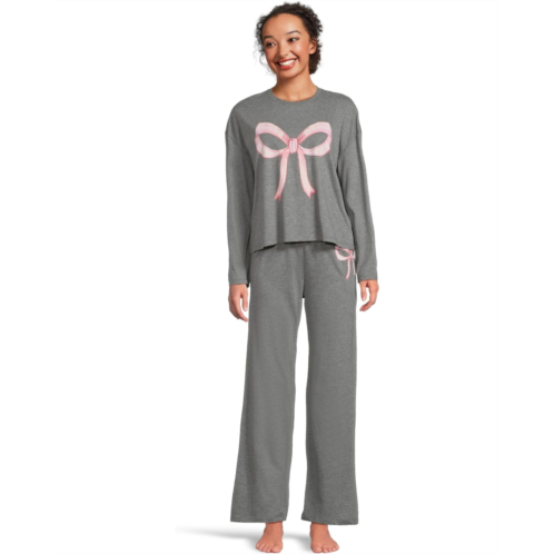 P.J. Salvage Womens PJ Salvage Cotton Modal Jersey Softee Pajama Set