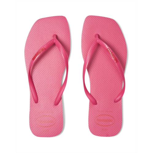 Womens Havaianas Slim Square Logo Pop Up Sandals