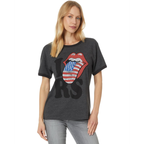 Womens Lucky Brand I Love Rolling Stones Boyfriend Ringer
