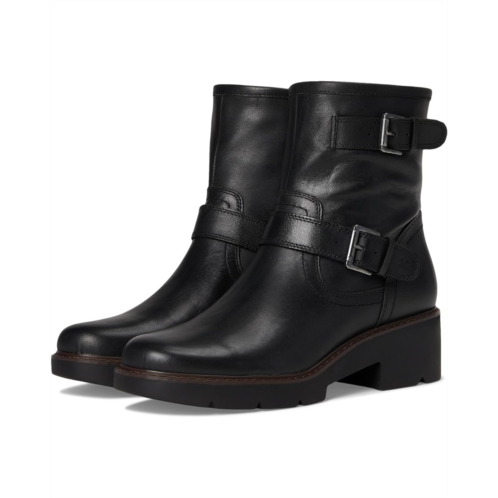 Womens Lucky Brand Migyn Double Buckle Moto Boots