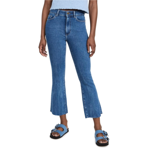 DL1961 Bridget Boot High-Rise Crop Jeans in Keys