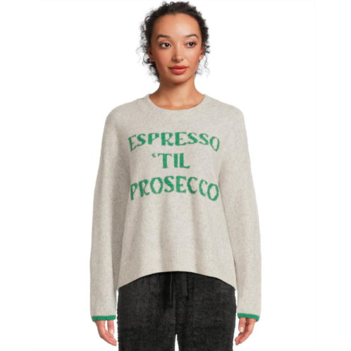 P.J. Salvage Womens PJ Salvage Espresso To Prosecco Sweater Knit Crew
