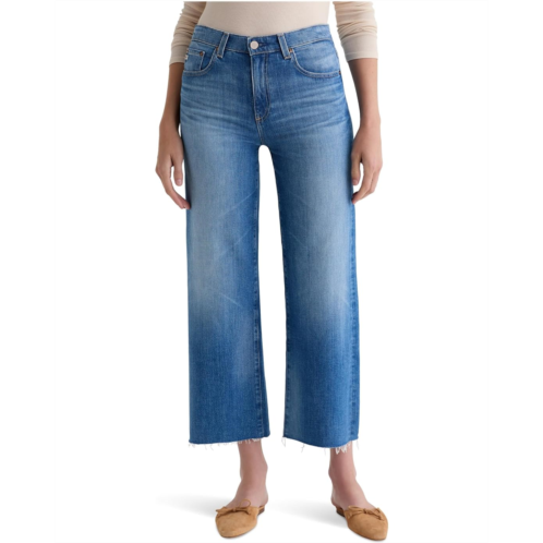 AG Jeans Saige Mid Rise Wide Leg Crop In 13 Years Allure