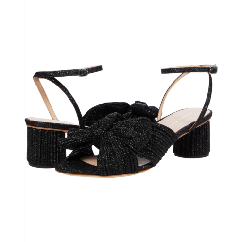 Womens Loeffler Randall Dahlia Pleated Knot Mule With Ankle Strap