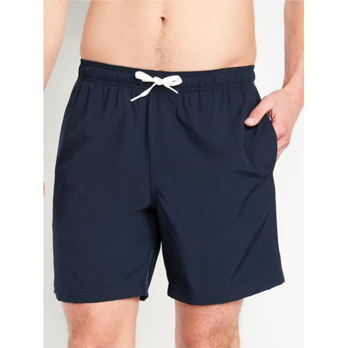 OldNavy Solid Swim Trunks -- 7-inch inseam