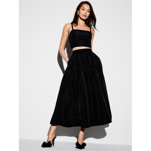 The Occasion by Old Navy High-Waisted Taffeta Midi Skirt