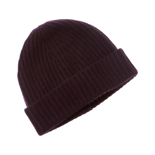 Amicale cashmere chunky rib cuffed cashmere hat