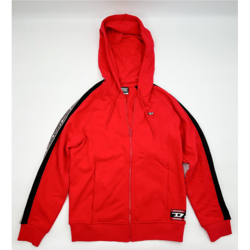 Diesel sport trasteer red zip-up hoodie