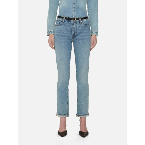 FRAME borrowed boyfriend jean in ricochet