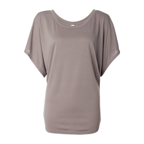 BELLA CANVAS womens flowy draped dolman tee